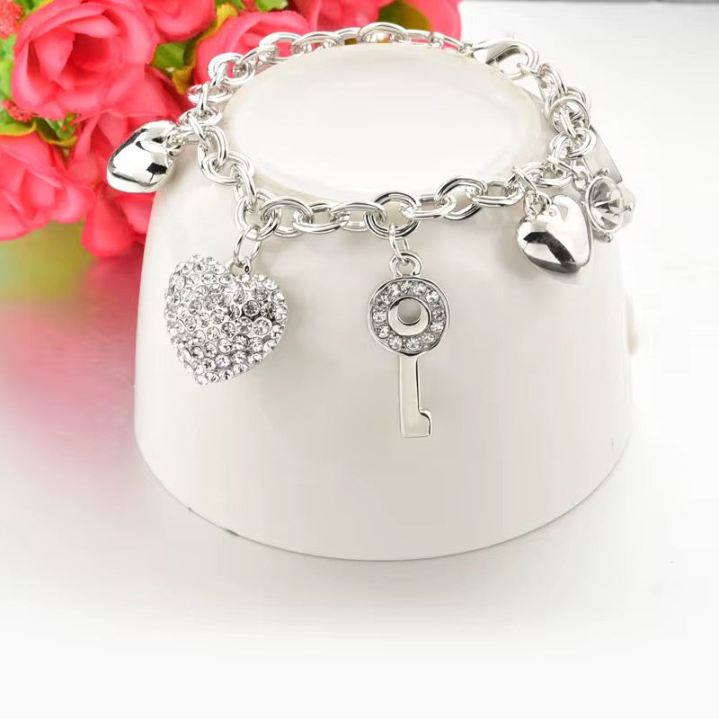 Silver Charm Bracelet