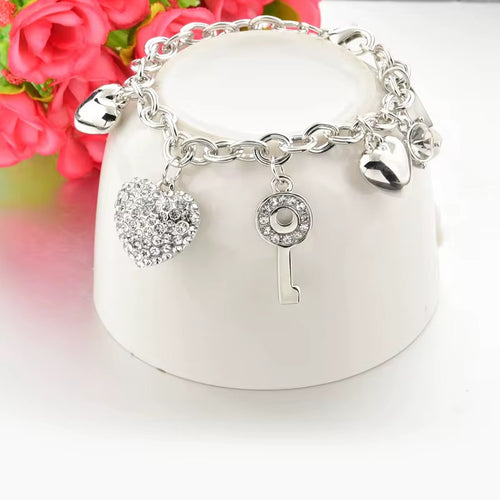 Silver Charm Bracelet