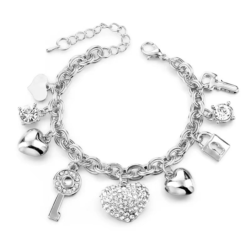 Silver Charm Bracelet